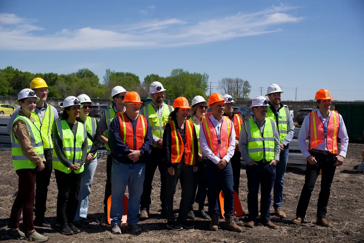 Enterprise Energy and project partners at the community solar groundbreaking ceremony