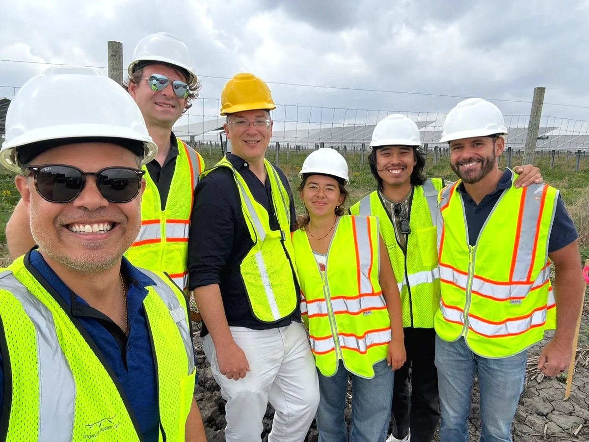 The Enterprise Energy team together outdoors